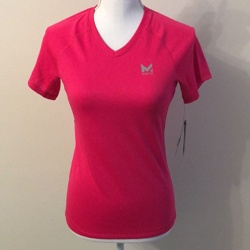 MISSION Women’s Vapor Active V Neck Top